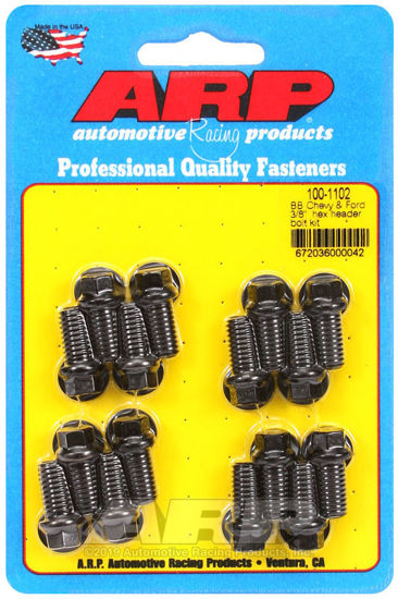 Bilde av BB Chevy & Ford 3/8" hex header bolt kit