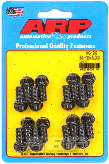 Bilde av BB Chevy & Ford 3/8" 12pt header bolt kit
