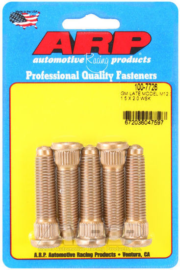 Bilde av GM late model M12 X 1.5 X 2.0 wheel stud kit