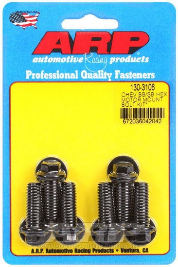 Bilde av Chevy hex motor mount bolt kit with energy suspension mounts