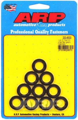 Bilde av 1/2 ID 7/8 OD chamfer black washers