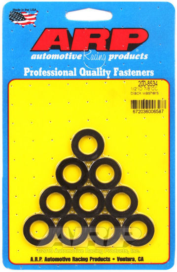 Bilde av 1/2 ID 7/8 OD black washers
