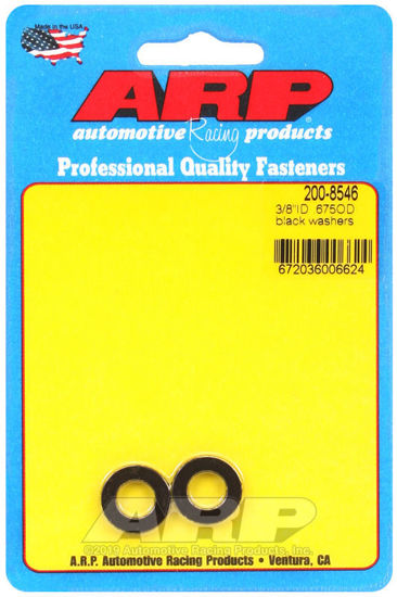 Bilde av 3/8 ID .675 OD black washers