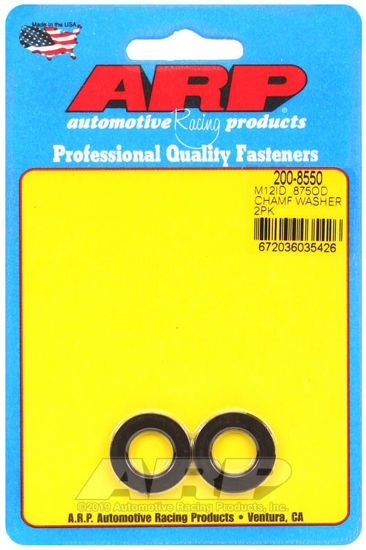 Bilde av M12 ID .875 OD chamfer black washers