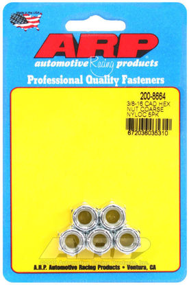 Bilde av 3/8-16 cad coarse nyloc hex nut kit