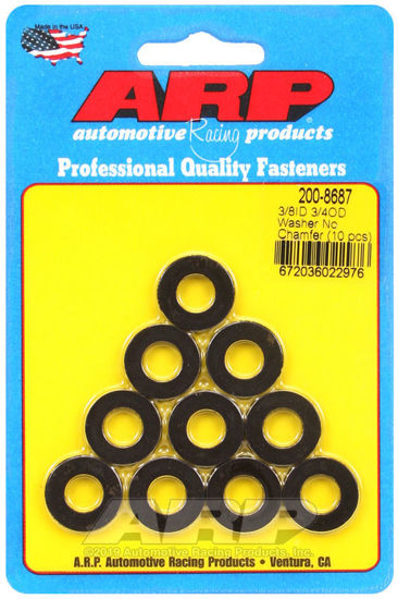 Bilde av 3/8 ID 3/4 OD black washers