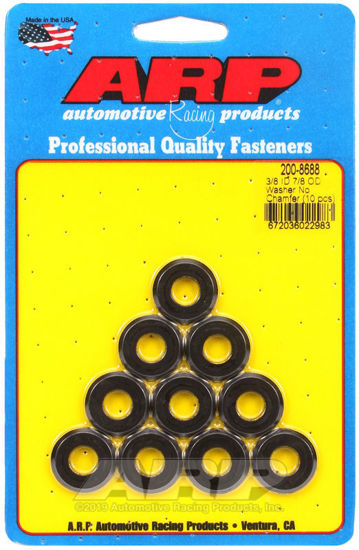 Bilde av 3/8 ID 7/8 OD(radiused) black washers