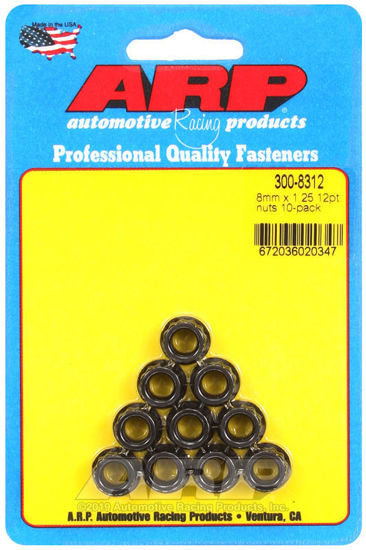 Bilde av M8 x 1.25 12pt nut kit