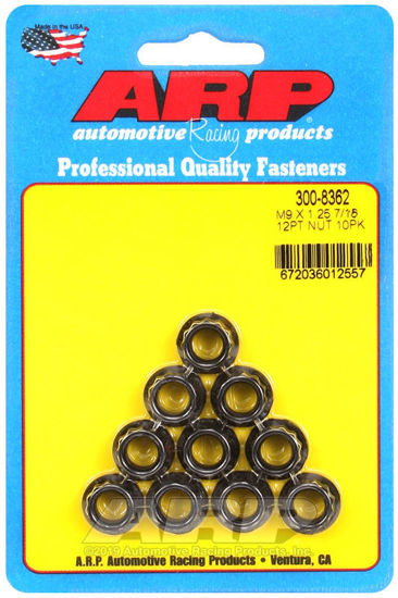 Bilde av M9 x 1.25  12pt nut kit