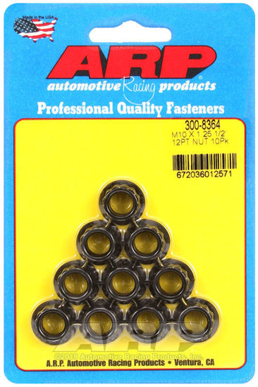 Bilde av M10 x 1.25  12pt nut kit