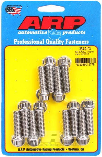 Bilde av SB Chevy intake manifold bolt kit
