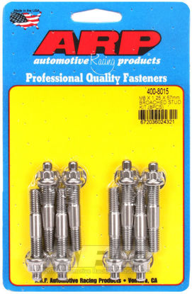 Bilde av M8 X 1.25 X 57mm broached stud kit - 8pcs