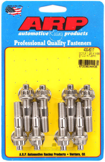 Bilde av M10 X 1.25 X 55mm broached stud kit 8pcs