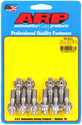Bilde av M8 X 1.25 X 38mm broached stud kit - 10pcs