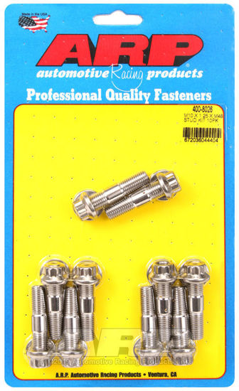 Bilde av M10 X 1.25 X 48mm broached stud kit 10pcs