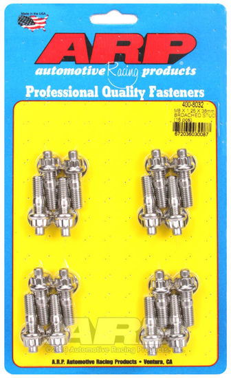 Bilde av M8 X 1.25 X 38mm broached stud kit - 16pcs