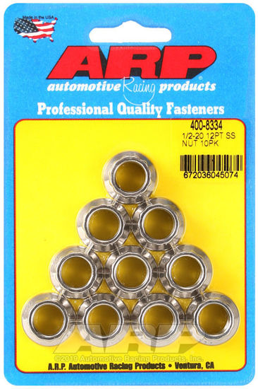 Bilde av 1/2-20 SS 12pt nut kit