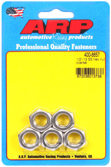 Bilde av 1/2-13 SS coarse hex nut kit