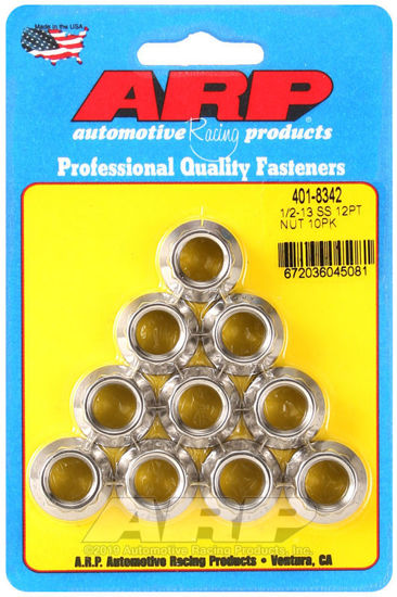 Bilde av 1/2-13 SS 12pt nut kit