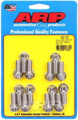 Bilde av Buick 350-455 3/8" SS 12pt header bolt kit