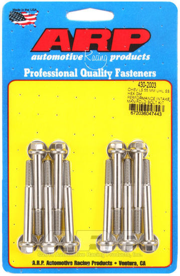 Bilde av Chevy LS 55mm UHL hex GM Performance intake manifold bolt kit