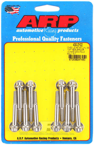 Bilde av Chevy LS 45mm UHL 12pt Edelbrock intake manifold bolt kit