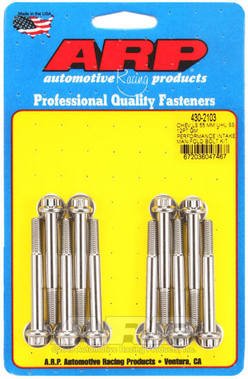 Bilde av Chevy LS 55mm UHL 12pt GM Performance intake manifold bolt kit
