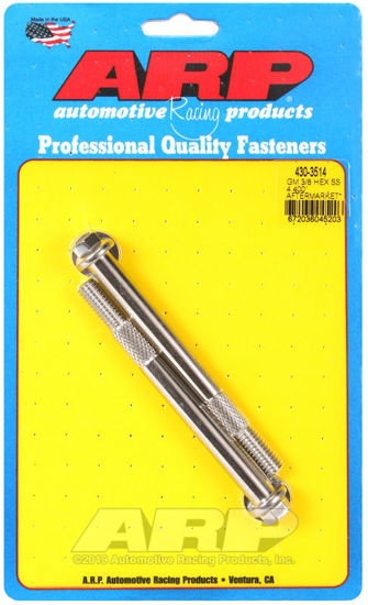 Bilde av GM 3/8 X 4.400" hex SS starter bolt kit
