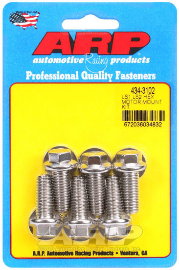 Bilde av LS1 LS2 SS hex motor mount bolt kit