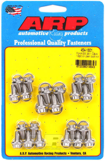 Bilde av Ford SS 351C & W 12pt oil pan bolt kit