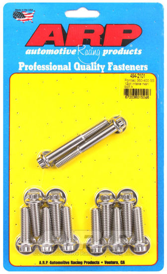 Bilde av Pontiac 350-400 SS 12pt intake manifold bolt kit