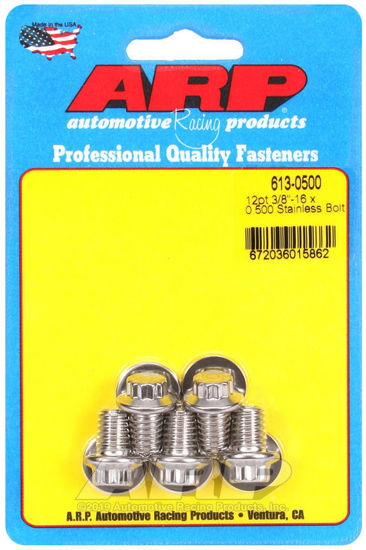 Bilde av 3/8-16 x 0.500 12pt SS bolts