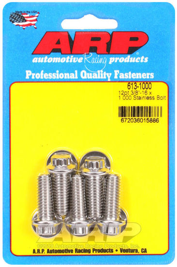 Bilde av 3/8-16 x 1.000 12pt SS bolts