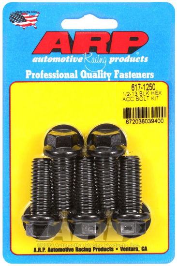 Bilde av 1/2-13 x 1.250 hex black oxide bolts
