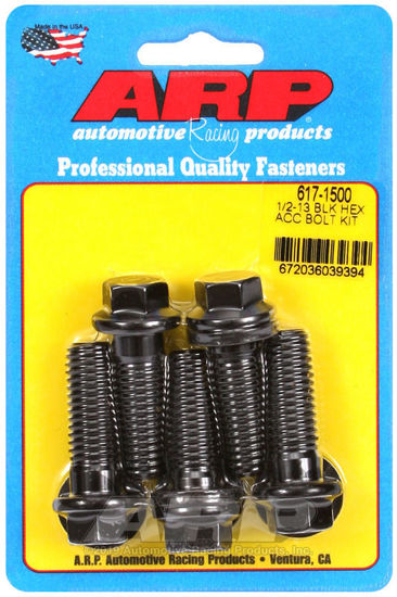 Bilde av 1/2-13 x 1.500 hex black oxide bolts