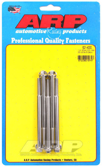 Bilde av 1/4-20 x 4.000 hex SS bolts