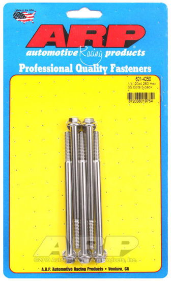 Bilde av 1/4-20 x 4.250 hex SS bolts