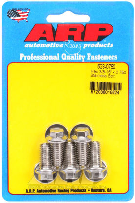 Bilde av 3/8-16 x 0.750 hex SS bolts