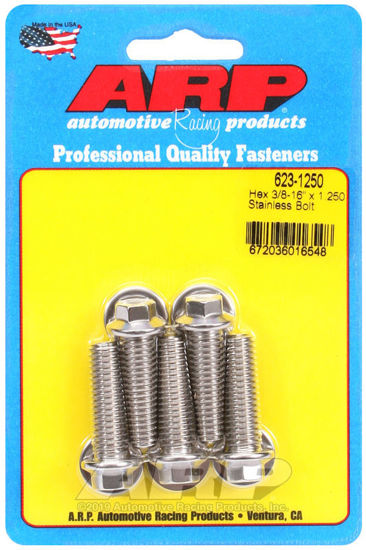 Bilde av 3/8-16 x 1.250 hex SS bolts