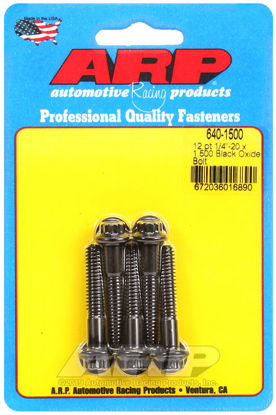 Bilde av 1/4-20 x 1.500 12pt black oxide bolts