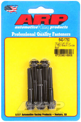 Bilde av 1/4-20 x 1.750 12pt black oxide bolts