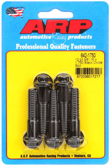 Bilde av 3/8-16 x 1.750 12pt black oxide bolts