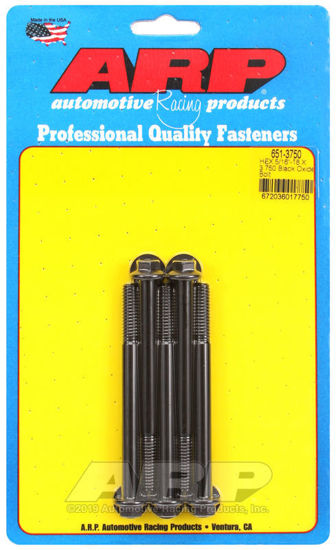 Bilde av 5/16-18 X 3.750 hex black oxide bolts