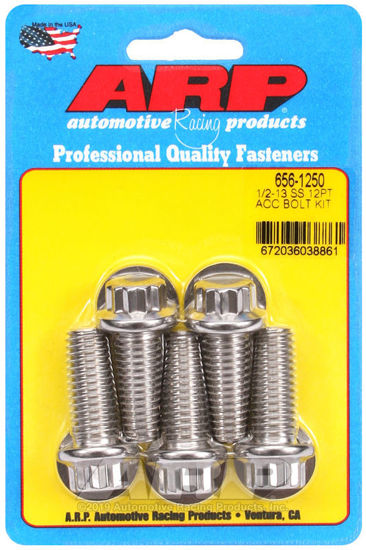 Bilde av 1/2-13 x 1.250 12pt SS bolts