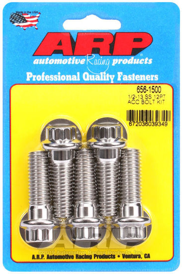 Bilde av 1/2-13 x 1.500 12pt SS bolts
