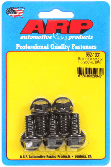 Bilde av M10 x 1.50 x 20 hex black oxide bolts