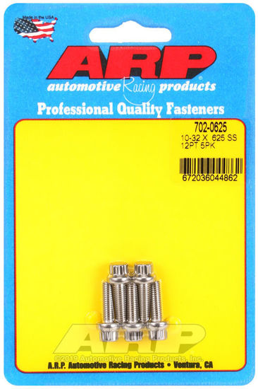 Bilde av 10-32 x .625 12pt SS bolts