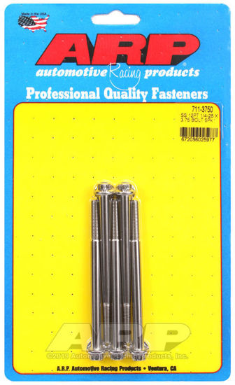 Bilde av 1/4-28 x 3.750 12pt SS bolts