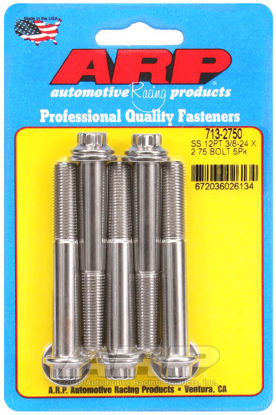 Bilde av 3/8-24 x 2.750 12pt SS bolts