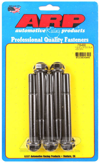 Bilde av 1/2-20 x 4.000 hex black oxide bolts